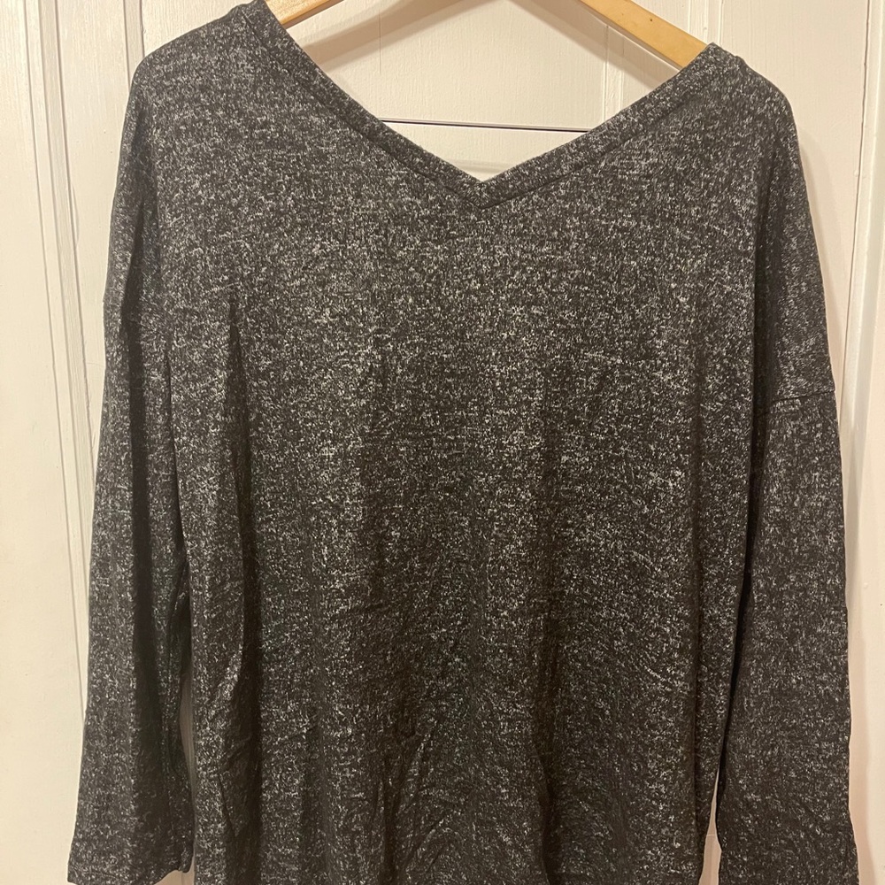 Open back sweater